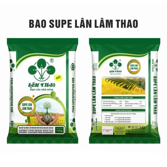 Phân Lân Lâm Thao (Supe Lân) Bao 50 Kg