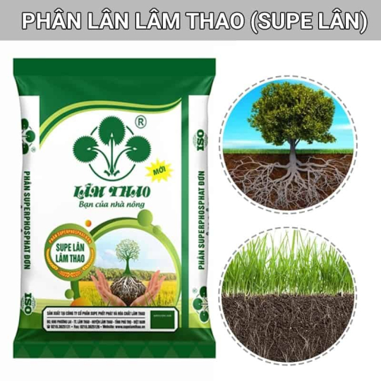 Phân Lân Lâm Thao (Supe Lân) Bao 50 Kg